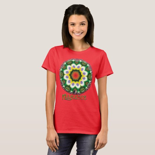 ムーズ・ナマステ・カレイドスコープTシャツ Tシャツ (正面フル)