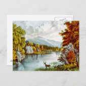 ムーセヘッド湖はがき ポストカード (正面/裏面)