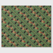 ムーセマをメリー持つ |クリスマス ラッピングペーパー (フラット)