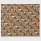 ムーセマメリースを持つ |クリスマス ラッピングペーパー (フラット)