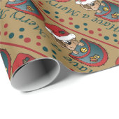 ムーセマメリースを持つ |クリスマス ラッピングペーパー (ロールコーナー)