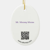 ムーゼムセセラミックオーナメント セラミックオーナメント (裏面)