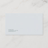 ムーディで神秘的な魅惑の森 名刺 (裏面)