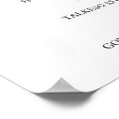 ムーディな情熱 | ドラマチックなパープル ソーシャル ディスタンシング ポスター (角)