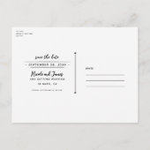 ムーディはっきりしたーフラワーエンチャントフローラ保存日付 案内ポストカード (裏面)