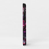 ムーディはっきりしたーフラワーブラックエンチャントフローラガーデン Case-Mate iPhoneケース (裏面/左)