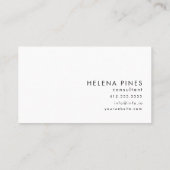 ムーディはっきりしたーモンテ葉ラのトロピカルグリーン 名刺 (裏面)