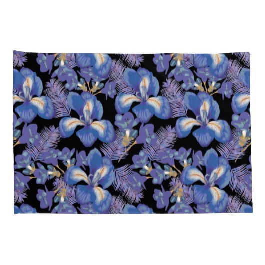 ムーディアイリス 枕カバー (裏面-右)