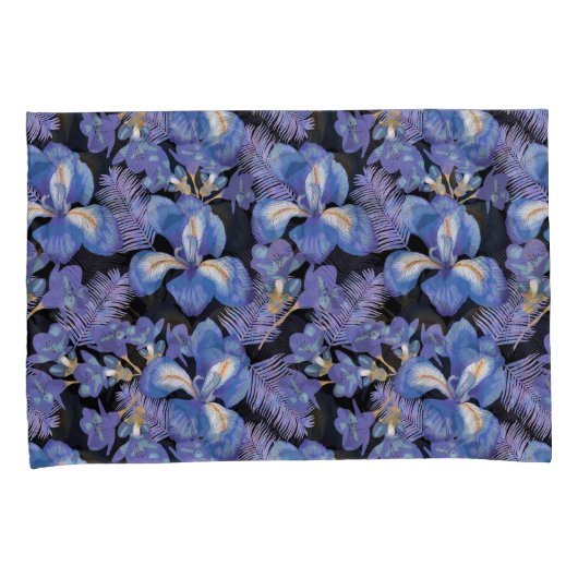 ムーディアイリス 枕カバー (正面右)