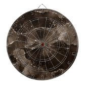 ムーディアゲート |コーヒーブラウン黄金のブロンズルーペ ダーツボード (正面)