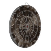 ムーディアゲート |コーヒーブラウン黄金のブロンズルーペ ダーツボード (正面左)