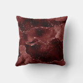 ムーディアゲート |ヘナ血赤ガーネット宝石トーン クッション (裏面)