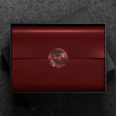 ムーディアゲート |ヘナ血赤ガーネット宝石トーン ラウンドシール