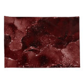 ムーディアゲート |ヘナ血赤ガーネット宝石トーン 枕カバー (裏面-右)