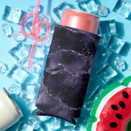 ムーディアゲート |ミッドナイトインディゴ深いパープルグラム スリム缶クーラー