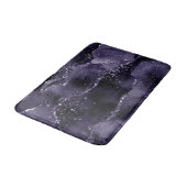 ムーディアゲート |ミッドナイトインディゴ深いパープルグラム バスマット (アングル)