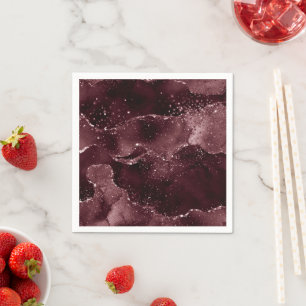 ムーディアゲート ワインボルドーSangria Merlot Maroon スタンダードカクテルナプキン