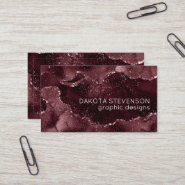 ムーディアゲート |ワインボルドーSangria Merlot Maroon 名刺