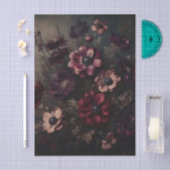 ムーディアネモン開花ヴィンテージ植物学フローラ芸術 薄葉紙 (クラフト)