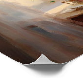 ムーディアーキ絵を描テクチャ、ヨーロッパヴィンテージ ポスター (角)