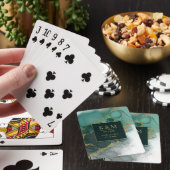 ムーディインクエメラルド金ゴールド抽象芸術ID988 トランプ (インサイチュ)