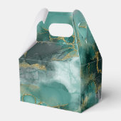 ムーディインクエメラルド金ゴールド抽象芸術ID988 フェイバーボックス (裏面サイド)