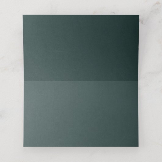 ムーディインクエメラルド金ゴールド抽象芸術ID988 プレイスカード (内部開封)