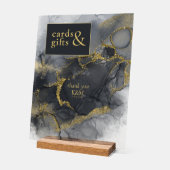 ムーディインクチャー金ゴールドカード&ギフトID988 アクリルサイン (傾斜)