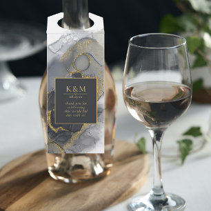 ムーディインク炭金ゴールド抽象芸術ID988 ボトルネックタグ