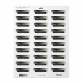 ムーディインク炭金ゴールド抽象芸術ID988 ラベル (フルシート)