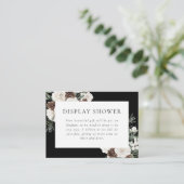 ムーディウィンターグリーナリーブライダルシャワー エンクロージャーカード (スタンド正面)