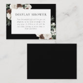 ムーディウィンターグリーナリーブライダルシャワー エンクロージャーカード (正面/裏面)