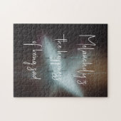 ムーディウィンターナイトの大きなクリスマススター ジグソーパズル (横)