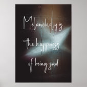 ムーディウィンターナイトの大きなクリスマススター ポスター (正面)