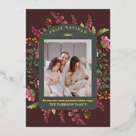 ムーディウィンター縁どフローラフェリーズ 箔シーズンカード