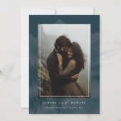 ムーディウォーターカラーマウンテンズパインフォレ結婚スト 招待状 (裏面)