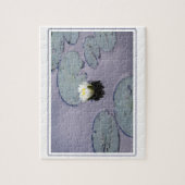 ムーディウォーターリリー縁ど付き ジグソーパズル (縦)