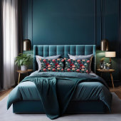 ムーディエレガントスモダンハスの花模様 枕カバー