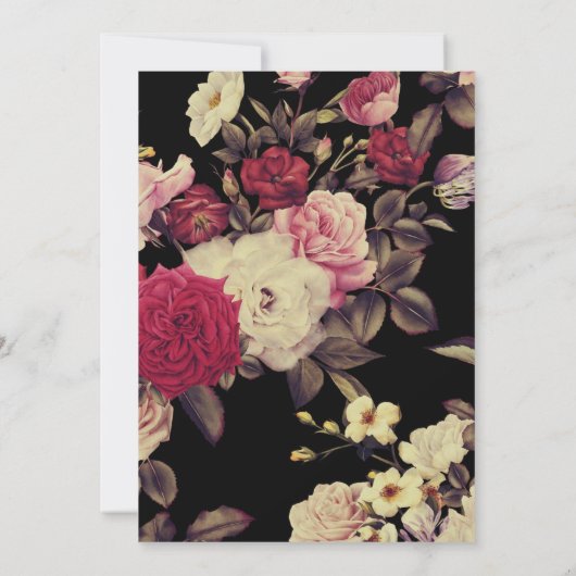 ムーディエレガントーフローラ結婚のメニュー (裏面)