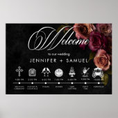 ムーディエレガントーミュートさびブルゴーニュイベントの順序 ポスター (正面)