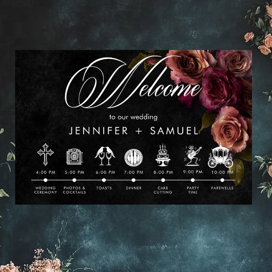 ムーディエレガントーミュートさびブルゴーニュイベントの順序 ポスター