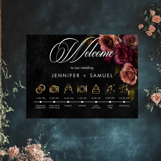 ムーディエレガントーミュートさびブルゴーニュイベントの順序 ポスター