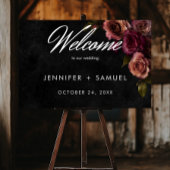 ムーディエレガントーミュートRust & Burgundyフローラへようこそ ポスター