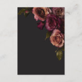 ムーディエレガントーミュートRust & Burgundyフローラ詳細 エンクロージャーカード (裏面)