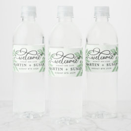 ムーディエレガントーユーカリ葉ス・グ結婚リーズ ペットボトルラベル