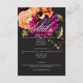 ムーディエレガントー鮮やかサンセットフローラ詳細 エンクロージャーカード (正面)