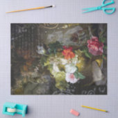 ムーディオランダフローラ | Ephemera フランスの Decompage 薄葉紙 (クラフト)