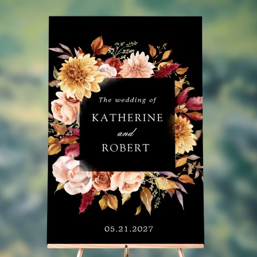 ムーディオータムエレガントフローラ アクリルサイン (ニュートラル)