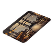 ムーディカフェインSan Francisco Magポストカード マグネット (左側)