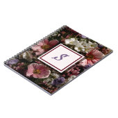 ムーディカラーフローライニシャルノートブック ノートブック (左側)